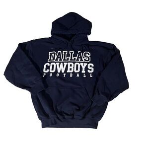 Dallas Cowboys Football Blue Hoodie Sweatshirt Size Medium